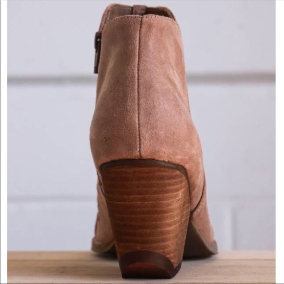 NIB Saddle Western Woven Top Boho Ankle Boots - Picture 4 of 4